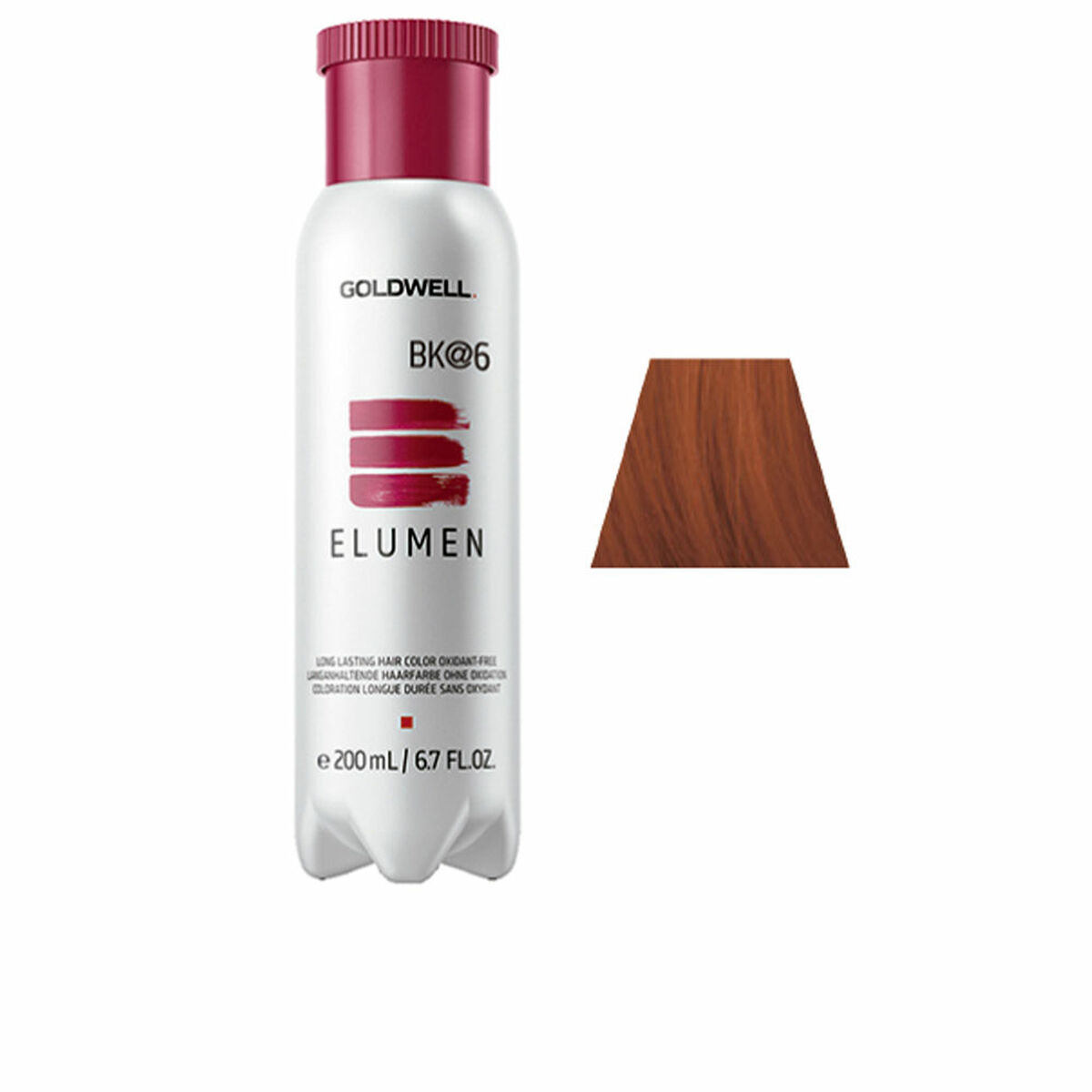 Permanent färg Goldwell ELUMEN CARE Röd BK@6 200 ml